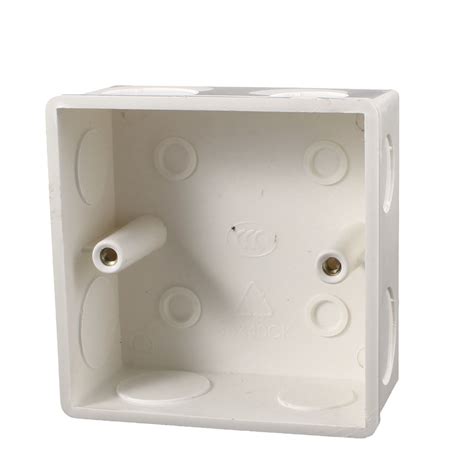 plug socket metal back box|plastic back box for socket.